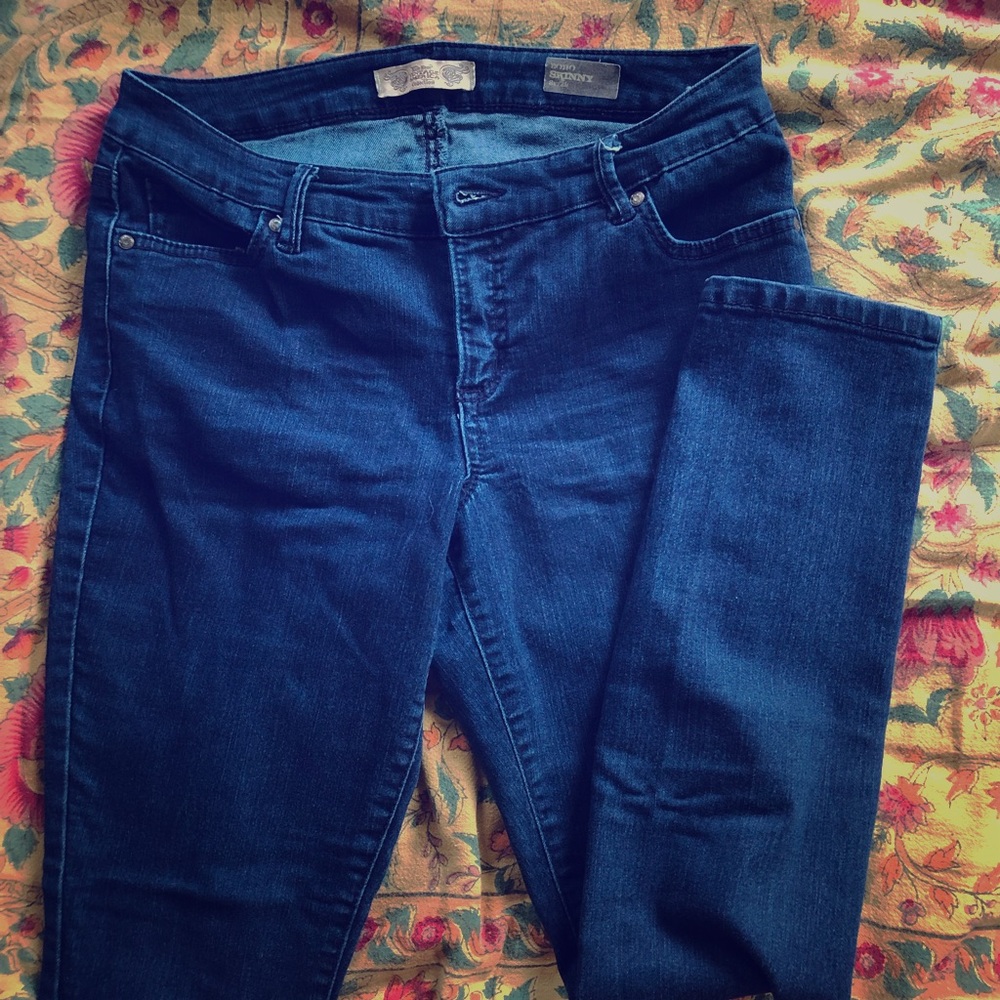 Nine West Vintage America Boho Skinny Jeans